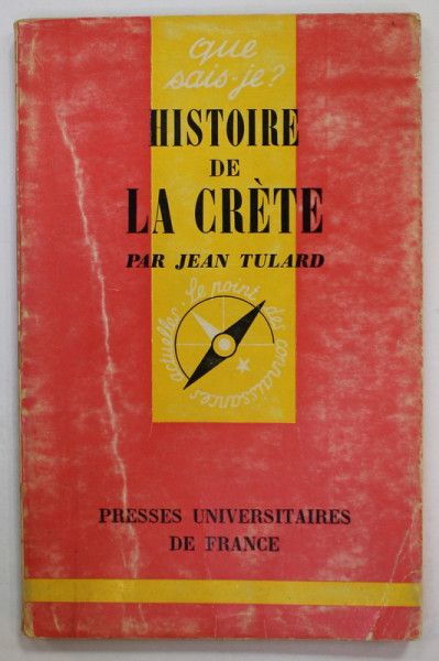 HISTOIRE DE LA CRETE par JEAN TULARD , 1969