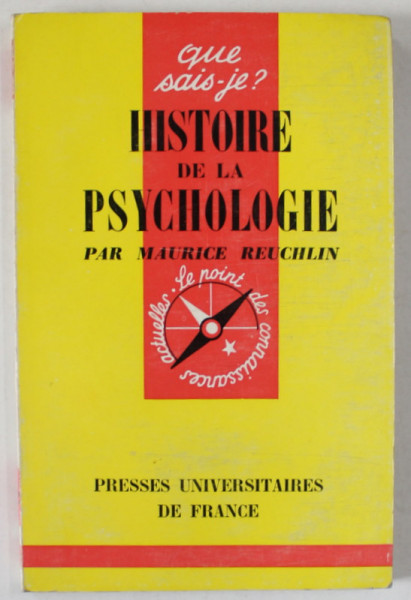 HISTOIRE DE LA PSYCHOLOGIE par MARCEL REUCHLIN , 1963