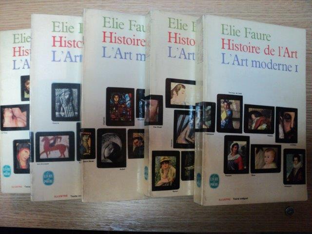 HISTOIRE DE L'ART  VOL. I - V de ELIE FAURE