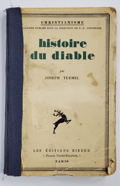 HISTOIRE DU DIABLE par JOSEPH TURMEL , 1931