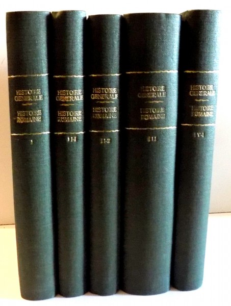 HISTOIRE GENERALE, HISTOIRE ROMAINE par ETTORE PAIS, JEAN BAYET, 5 VOLUME , 1940