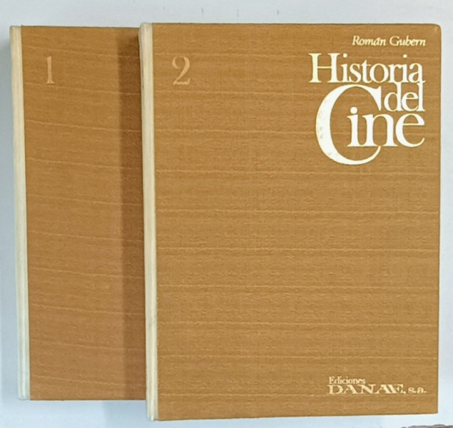 HISTORIA DE CINE , LOS VOLUMENES I - II de ROMAN GUBERN , 1969