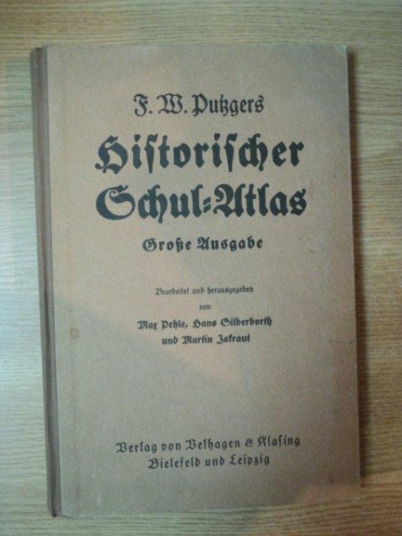HISTORISCHER SCHUL ATLAS, GROSE AUSGABE de MAX SEHLE, HANS GILBERBORTH, MARTIN ISTRAUT, LEIPZIG, 1936