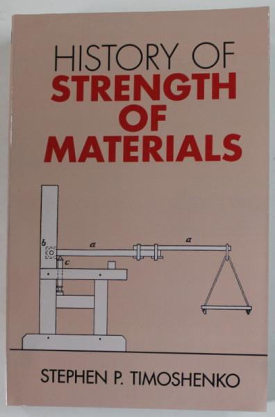 HISTORY OF STRENGHT OF MATERIALS by STEPHEN P. TIMOSHENKO , 1953 , RETIPARITA 1983