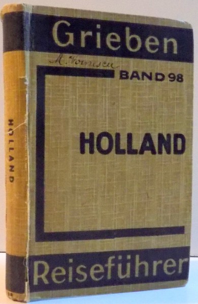 HOLLAND MIT ANGABEN FUR AUTOMOBILISTEN , 1934