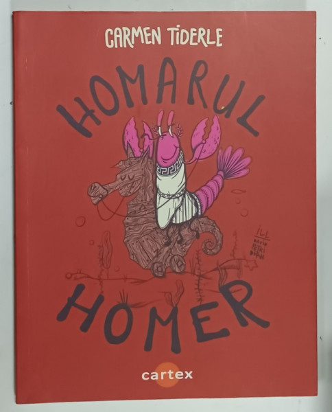 HOMARUL  HOMER de CARMEN TIDERLE , ilustratia DAVID PETRIDEAN , 2024