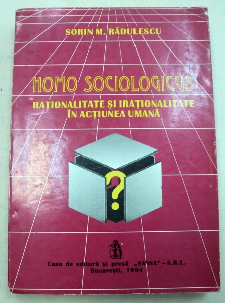 HOMO SOCIOLOGICUS-SORIN M. RADULESCU  1994