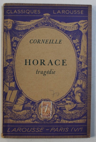 HORACE - tragedie par CORNEILLE , 1937