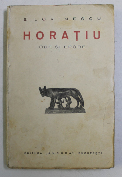 HORATIU. ODE SI EPODE