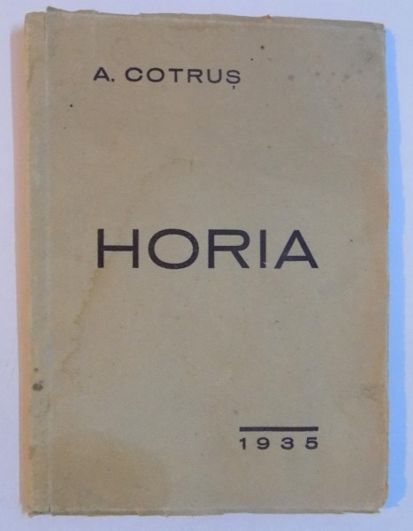 HORIA de A. COTRUS , 1935