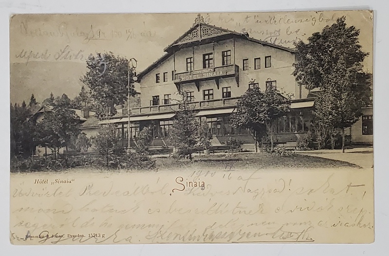 HOTEL '' SINAIA  - JOSEPH UNGARTH " , CARTE POSTALA ILUSTRATA , CLASICA