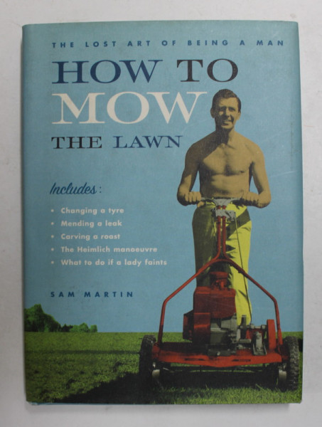 HOW TO MOW THE  LAWN - THE  LOST ART OF BEING A MAN by SAM MARTIN , 2003