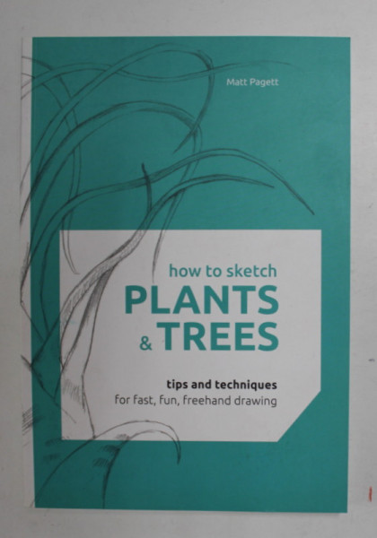 HOW TO SKETCH PLANTS and TREES - TIPS AND TECHNIQUES FOR FAST , FUN , FREEHAND  DRAWING by MATT PAGETT , 2015