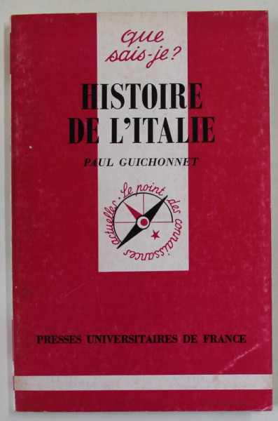 HSITOIRE DE L 'ITALIE par PAUL GUICHONNET , 1997