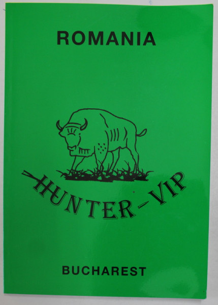 HUNTER - VIP , ROMANIA , CATALOG DE ARMAMENT MILITAR , TEXT IN LIMBA ENGLEZA , ANII '2000