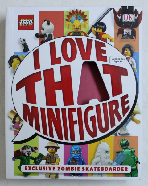 I LOVE THAT MINIFIGURE  - LEGO  - BUILDINGS TOY , AGES 6 +