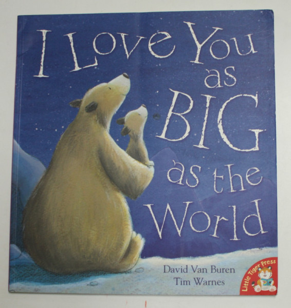 I LOVE YOU AS BIG AS THE WORLD by DAVID VAN BUREN , illustrated by TIM WARNES , 2008