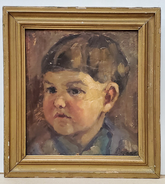 Iacob Brujan (1898-1984) - Portret de copil