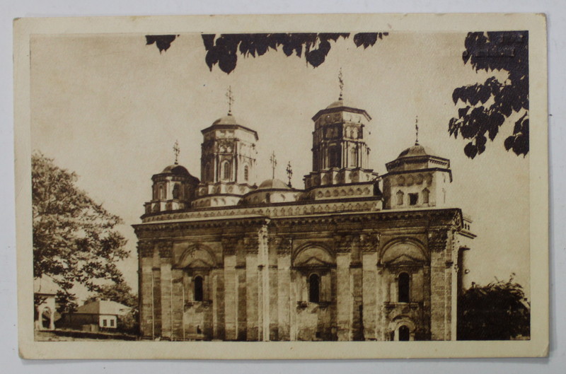 IASI , BISERICA GOLIA , CARTE POSTALA ILUSTRATA , 1951