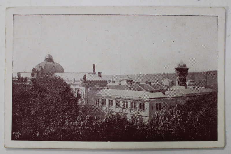 IASI , CLADIREA UNIVERSITATII , CARTE POSTALA ILUSTRATA , INTERBELICA