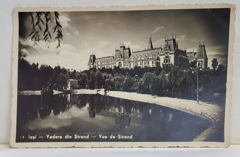IASI , VEDERE DIN STRAND , FOTOGRAFIE TIP CARTE POSTALA ILUSTRATA , INTERBELICA