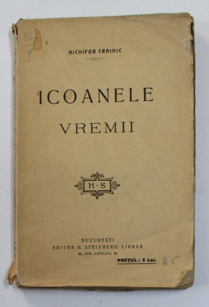ICOANELE VREMII de NICHIFOR CRAINIC , 1919