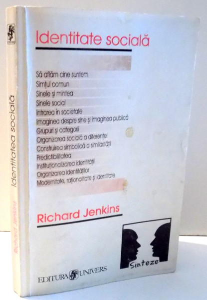 IDENTITATE SOCIALA de RICHARD JENKINS , 2000
