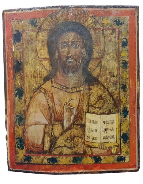 IISUS PANTOCRATOR - ICOANA RUSIA SECOL18