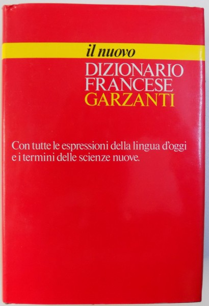 IL NUOVO DIZIONARIO FRANCESE GARZANTI , 1991