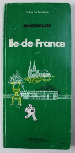 ILE - DE - FRANCE - GUIDE MICHELIN , 1988