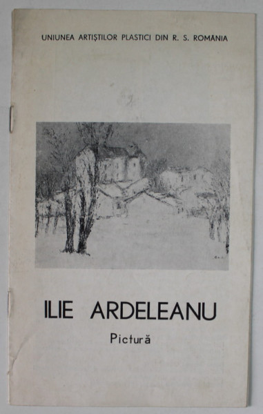 ILIE ARDELEANU , PICTURA , CATALOG DE EXPOZITIE , GALERIA '' CAMINUL ARTEI '' , IULIE , 1980