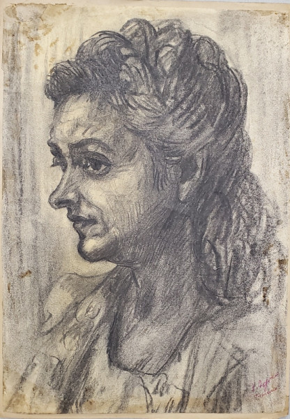 Ilie Arjoca (1896-1967) - Profil de femeie