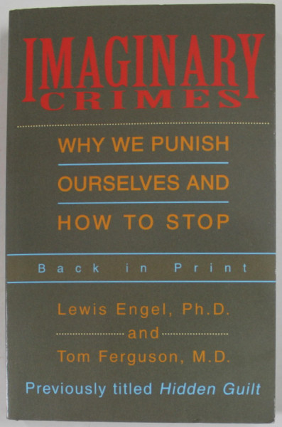 IMAGINARY CRIMES , WHY WE PUNISH OURSELVES AND HOW TO STOP by LEWIS ENGEL  and  HIDDEN GUILT , 2004