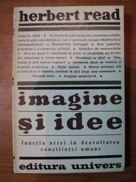 IMAGINE SI IDEE-HERBERT READ BUCURESTI 1970