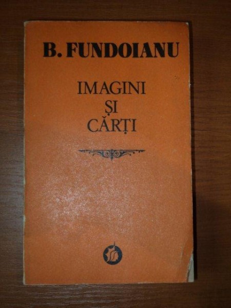 IMAGINI SI CARTI  B.FUNDOIANU