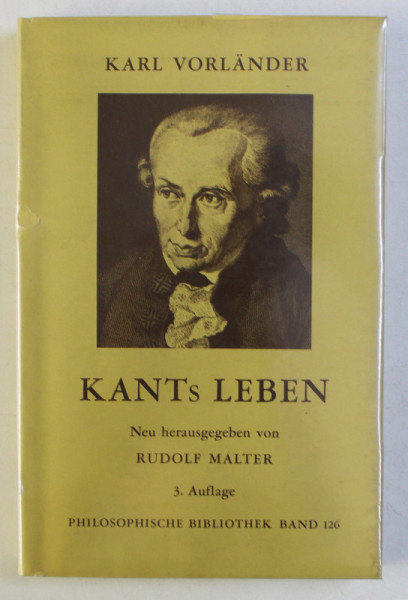 IMMANUEL KANTS LEBEN von KARL VORLANDER , 1974