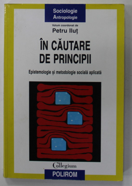 IN CAUTARE DE PRINCIPII , EPISTEMOLOGIE SI METODOLOGIE SOCIALA APLICATA , volum coordonat de PETRU ILUT , 2013
