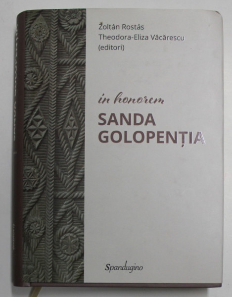 IN HONOREM SANDA GOLOPENTIA de ZOLTAN RODAS si THEODORA - ELIZA VACARESCU , 2020