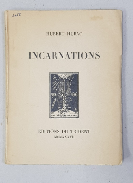 INCARNATIONS by HUBER HUBAC , 1937
