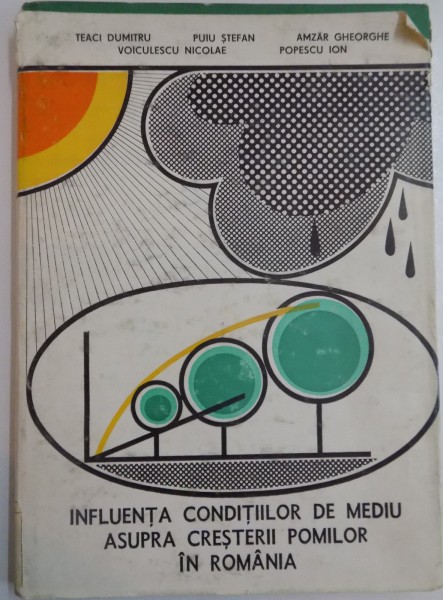 INFLUENTA CONDITIILOR DE MEDIU ASUPRA CRESTERII POMILOR IN ROMANIA de TEACI DUMITRU...POPESCU ION , 1985