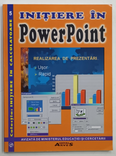 INITIERE IN POWERPOINT , REALIZAREA DE PREZENTARI de SORIN MATEI ...SIMONA ROSU , 2002