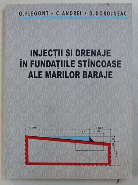 INJECTII SI DRENAJE IN FUNDATIILE STINCOASE ALE MARILOR BARAJE de G. FLEGONT , C. ANDREI si D. DOROJNEAC , 2002 *DEDICATIE