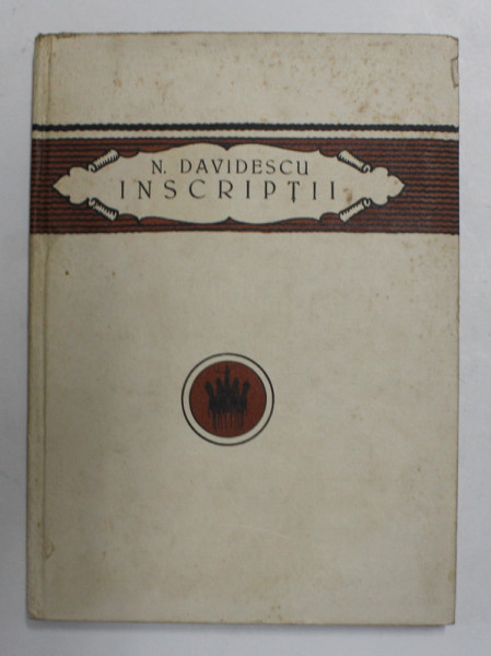 INSCRIPTII - versuri de N. DAVIDESCU , 1922