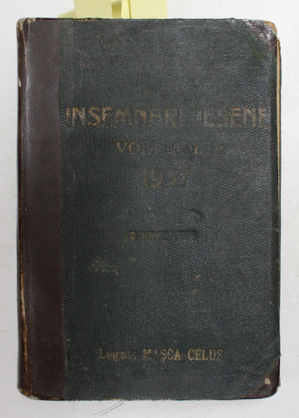 INSEMNARI IESENE , REVISTA BILUNARA , COLEGAT DE 12 NUMERE CONSECUTIVE , ANUL II , VOLUMUL IV , 15 IULIE - 15 DECEMBRIE , 1937