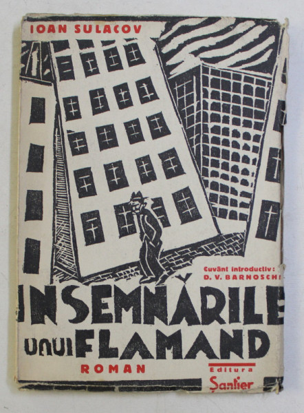 INSEMNARILE UNUI FLAMAND -roman de IOAN SULACOV , coperta de V, DOBRIAN , 1936