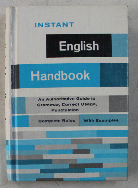 INSTANT ENGLISH HANDBOOK by MADELINE SEMMELMEYER , DONALD O. BOLANDER , 1968