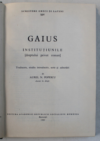 INSTITUTIUNILE-GAIUS  1982