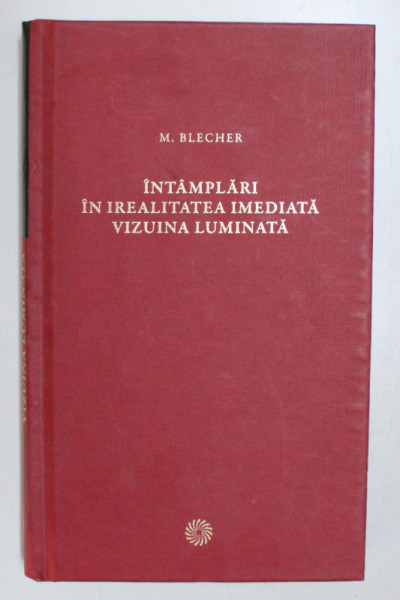INTAMPLARI IN IREALITATEA IMEDIATA VIZIUNEA LUMINATA de M. BLECHER , 2011