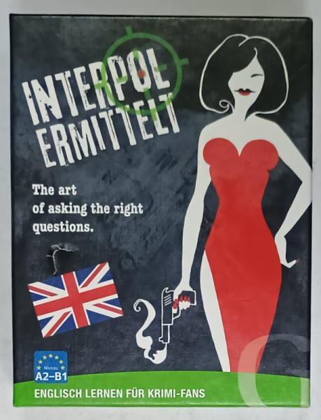 INTERPOL EMITTELT - THE ART OF ASKING THE RIGHT QUESTIONS , ENGLISH LERNEN FUR KRIMI - FANS , A2 -B1 , CURS INTERACTIV , 2016