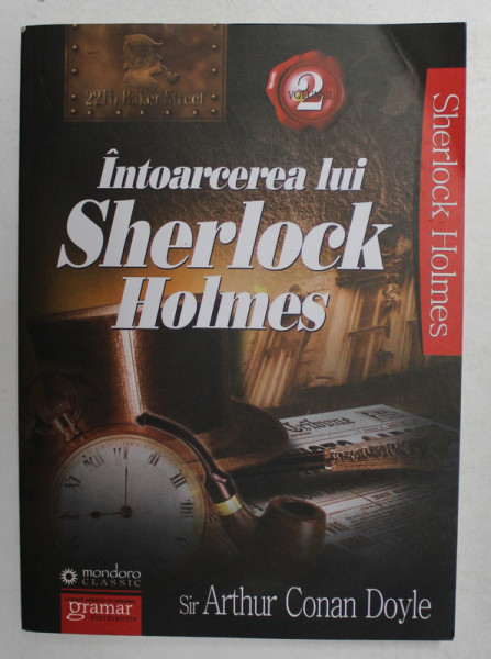 INTOARCEREA LUI SHERLOCK HOLMES de SIR ARTHUR CONAN DOYLE , 2012